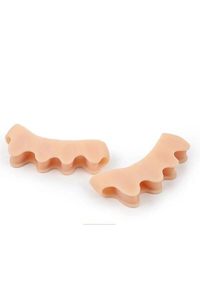 Ecosell Silicone Toe 5 Finger Separator Protector Separating Fingers 1 Pair