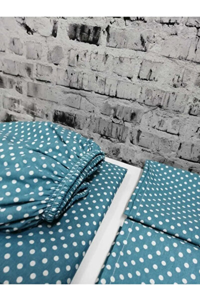 mihriban Polka Dot Pattern Don'T Want Iron Fabric Cotton Sheet Set