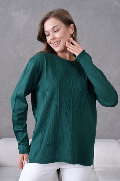 Lamierra Knitwear Young Mother Seasonal Crew Neck Sweater