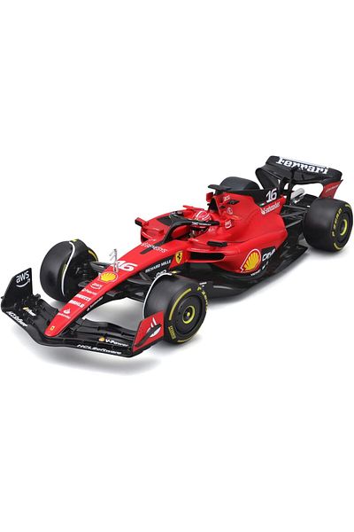 BBURAGO Ferrari Racing-2023 Season Car With Helmet 1:18 Scale 18-16812#55