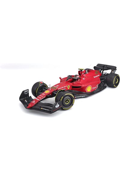 BBURAGO Ferrari Racing 2023 Season Car With Helmet 1:18 Scale 18-16812#16