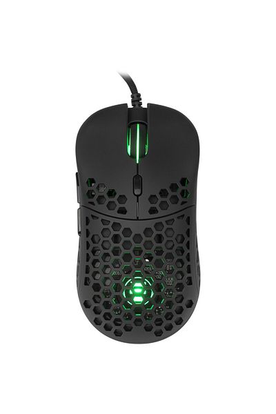 WHITE Mouse Gaming cu fir White Shark NAGINATA