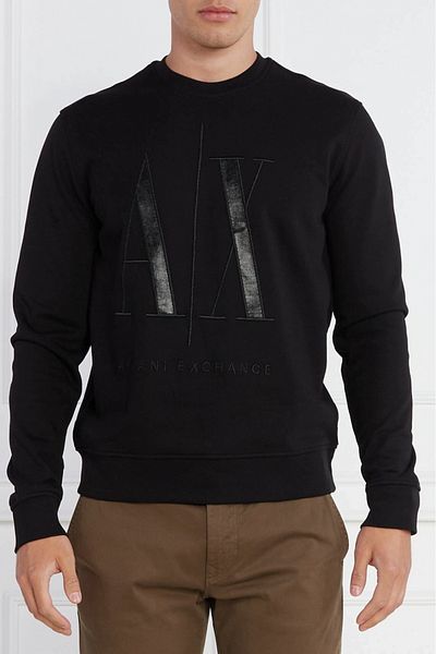 Armani Exchange Bluza barbati AE 8NZMPQ Negru L INTL