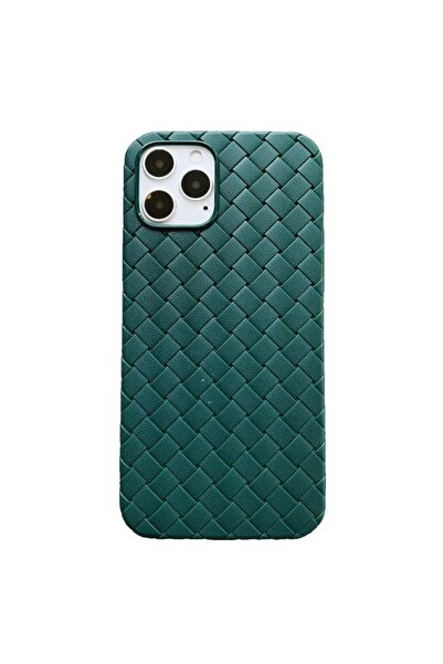 REDz Accessories Carcasă texturată, compatibilă cu iPhone 11, silicon, verde