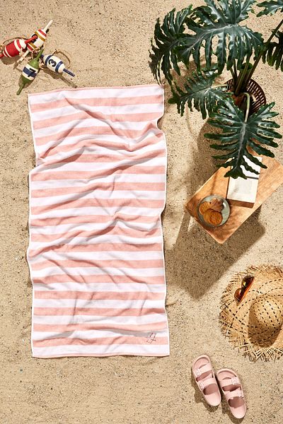 Özdilek Özdilek Tarzy Line Embroidered Beach Towel 70X150 cm