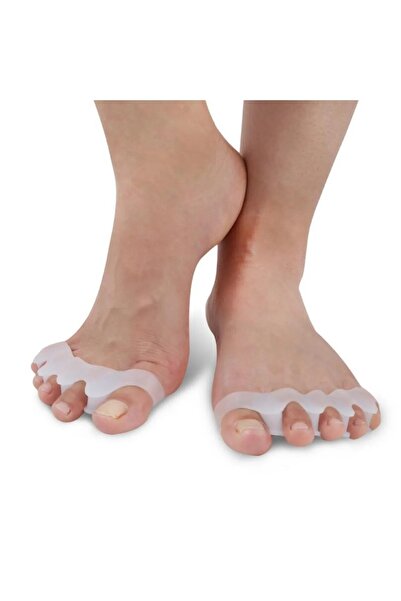 Ecosell Silicone Toe 5 Finger Separator Protector Separating Fingers 1 Pair
