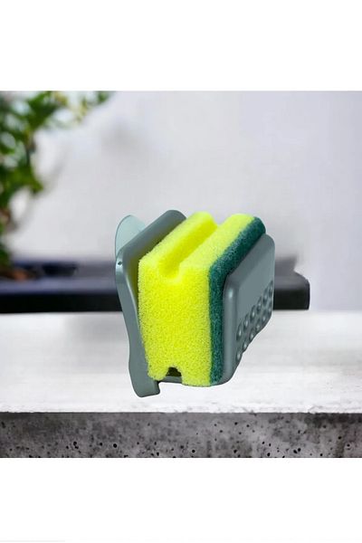 Dore Voir Vacuum Plastic Sponge Holder - Gray