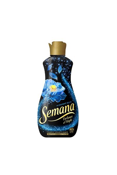 Semana Perfumes Of Night Midnight Blue Fabric Conditioner, 1.65 L, 66 Washes