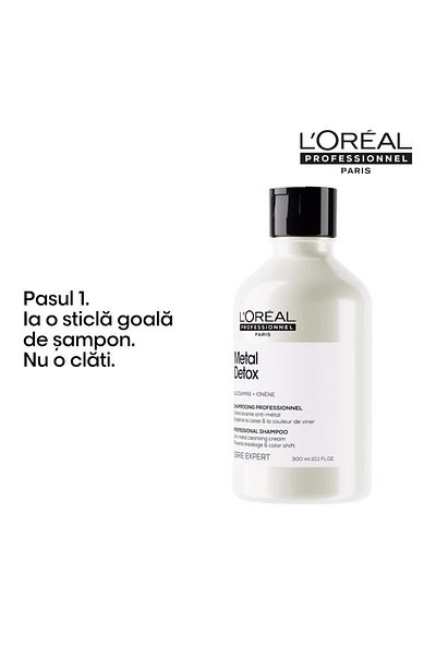 L'Oreal Paris Rezerva sampon L'Oreal Professionnel Serie Expert Metal Detox pentru curatarea metalelor din par