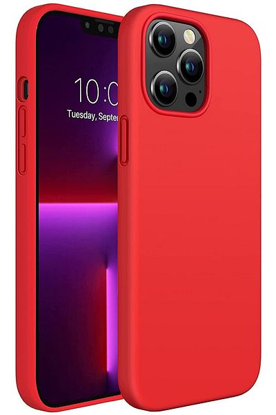 Generic غطاء سيليكون متوافق مع iPhone 13 Pro، ملائم للغاية مع حماية كاملة للجسم