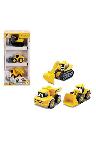 BB Junior BBJunior Excavator-Wheel Loader-Dump Truck 16-85114