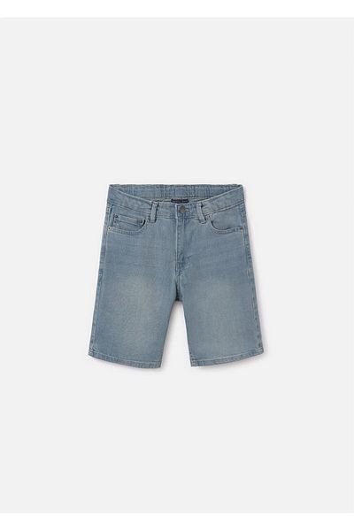 MAYORAL Pantaloni scurți din denim pentru băiat gri-albastru 252