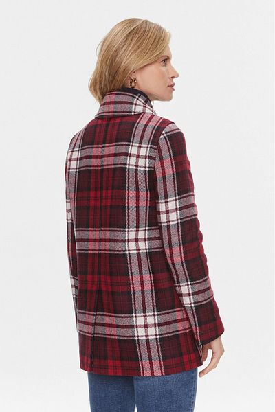 Tommy Hilfiger Palton Tommy Hilfiger cu doua randuri de nasturi si model in carouri Multicolor L INTL