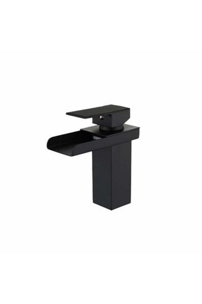 TAFASSELL Automatic Waterfall Basin Faucet Short Black NE-16137 3B