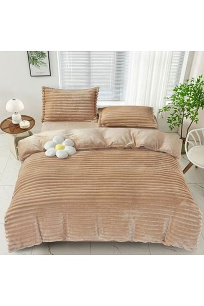 Pucioasa Cocolino Line bed linen, brown