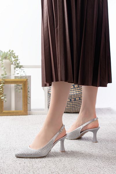 Egepass Darrel Attention-Getting Pointed Toe Structure Thin Heel Evening Dress, Women's Shoes Suitable for Daily Use