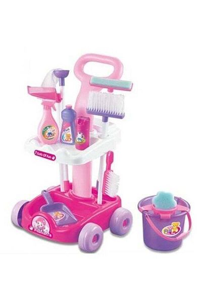 rexa Kids Household Cleaning Cart Toy Set