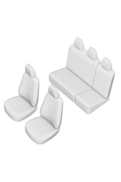Umbrella SET HUSE SCAUN UMBRELLA PENTRU FIAT DOBLO PANORAMA 5 LOCURI 2006-2013 (BANCHETA FRACTIONATA)