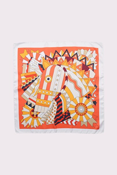 NOTHING Patterned Satin Scarf