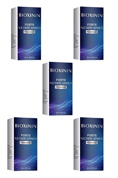Bioxcin Bioxinin Minoksidil %5 Deri Spreyi 60 ml 5 Paket