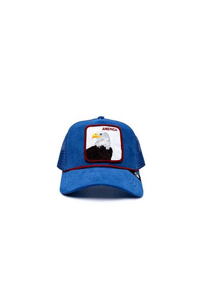 Goorin Bros Pălărie albastră America For Real (Vultur de catifea) 101-2708
