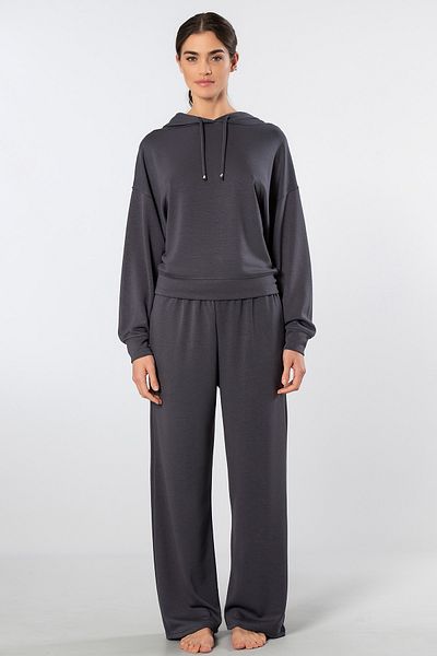 TÜREN 3608 Women's Hooded Pipe Leg Sweatpants Set