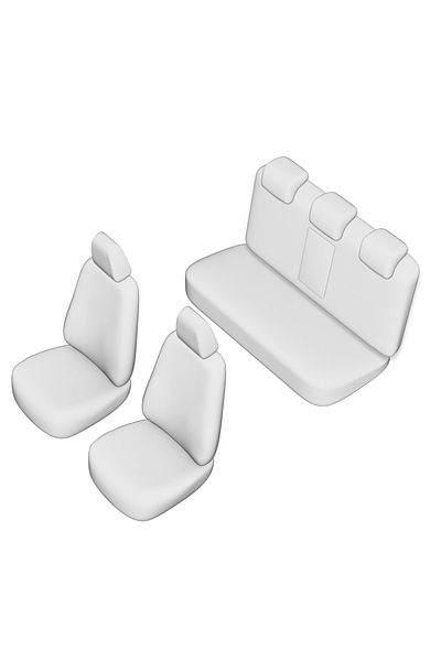 Umbrella SET HUSE SCAUN UMBRELLA PENTRU AUDI A-4 (B6) 2002-2008 CU TETIERE SPATE IN FORMA DE L