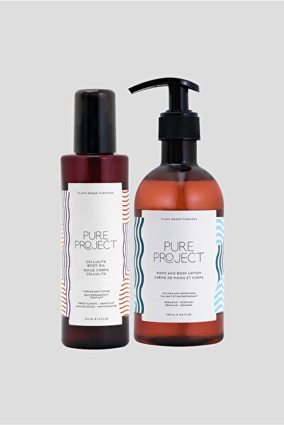 Pure Project Selülit Yaği + Vücut Losyonu - İpeksi Cilt Seti