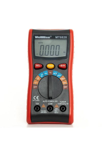 Wellhise Mt6828 Digital Multimeter Measuring Instrument Automatic