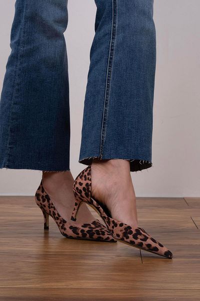 sovrana Short Heeled Shoes Leopard