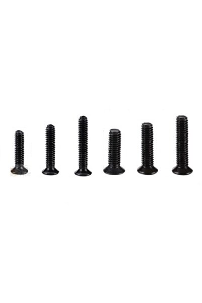 YATE10 10-12-14-16mm Laptop Vidası 60 Adet Kilitli Poşetli