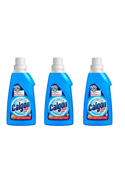 Calgon Set of 3 Anti-limescale Gel for Washing Machines, 750 Ml, 15 Washes