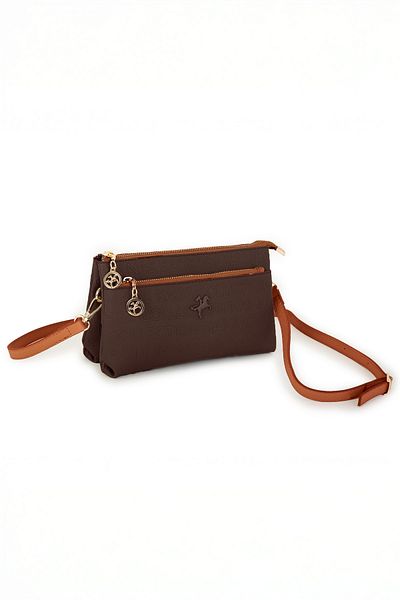 Getcho Jodi Women's Embossed Adjustable Strap Crossbody Bag