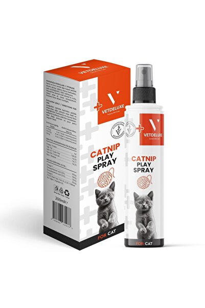 VETDELUXE Catnip Play Spray Kediler Için Kediotlu Oyun Spreyi 150 ml