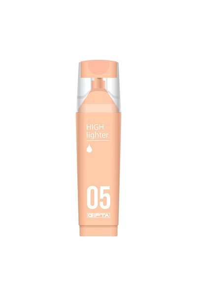 Gıpta Macaron Cut Tip Pastel Orange Highlighter 10 Pieces
