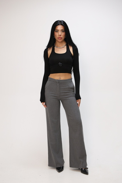 Nesil Kasin široka nogavica Palazzo pantalone