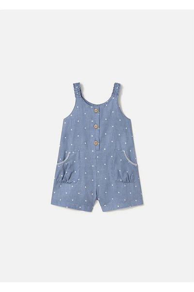 MAYORAL Baby Girl Short Jumpsuit Blue 1836