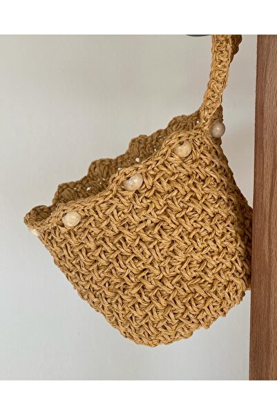 henaabag Kâğıt İp Dekoratif Sepet