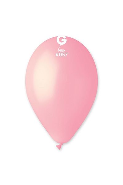 Gemar 10" 100Liter Pink Balloon Single Color Gemar