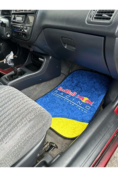 as garaj RACİNG MAVİ DESEN LÜKS OTOMOBİL PASPAS TAKIMI