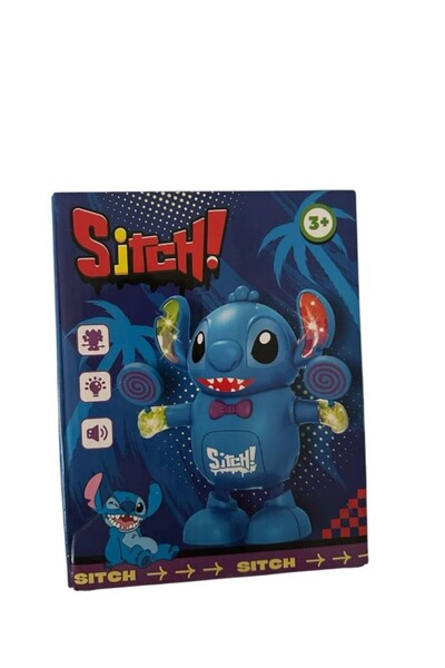 Retoys Stich Dans Eden Sitch Işıklı Sesli Müzikli Hareketli Oyuncak Robot Figür