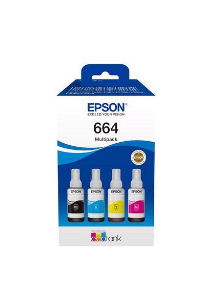 EPSON Cartus cerneala T6646 BK+CMY, multipack, pentru L200 L355 L110 L2