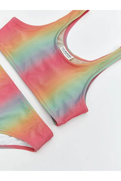 LC Waikiki Lcw Kids Mixed Quick Dry Uv Protection Girls Bikini