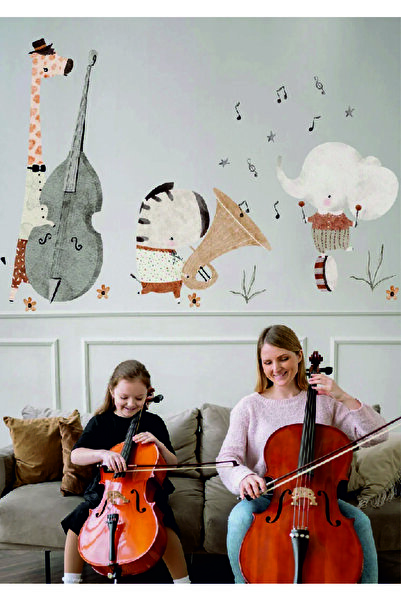 WALLHUMAN Müzik Grubu Çocuk Odası Duvar Stickeri