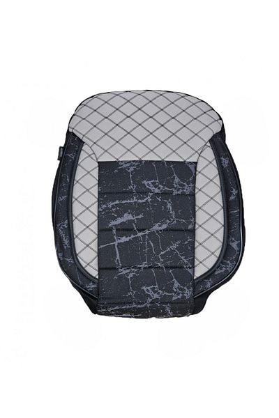 Umbrella Set huse scaune auto universale, fata-spate, piele ecologica gri cu material negru