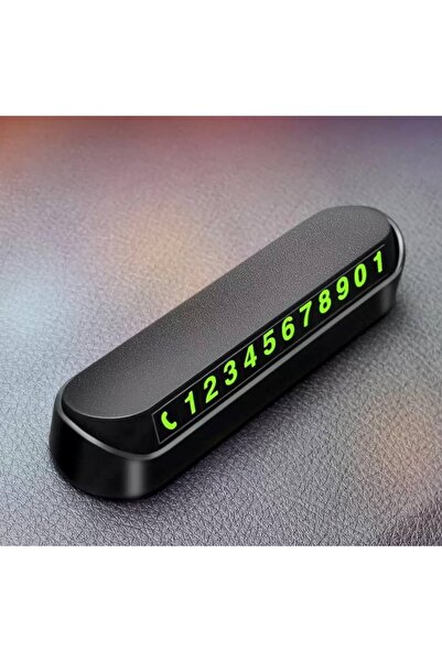 ATASAYAR Mıknatıslı Araç İçi Telefon Numaratörü – Geçici Park Kartı, Gece Gör...