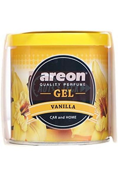 Areon Auto Pearl Aeron Vanilla Gel Air Freshener for Car, 80g