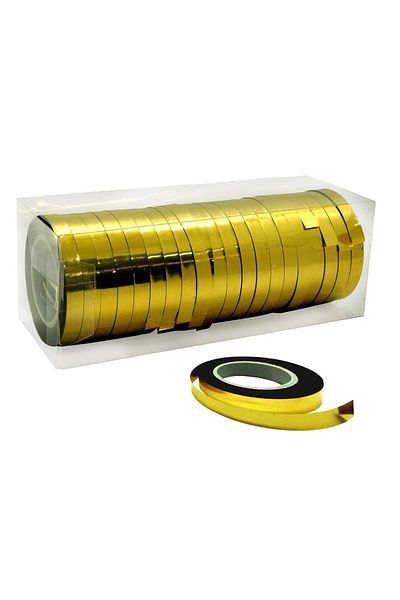 san Raffia Metallic 8mm 25Mt Gold