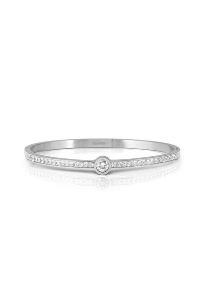 NOMİNATİON PRETTY BANGLES Bileklik Paslanmaz Çelik Merkez Zirkon ve PAVE Küçü...