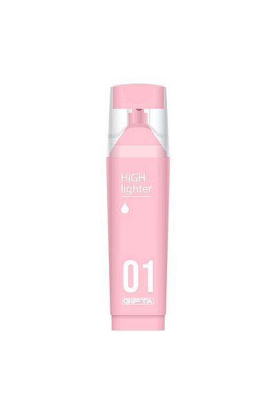 Gıpta Macaron Cut Tip Pastel Pink Highlighter 10 Pieces